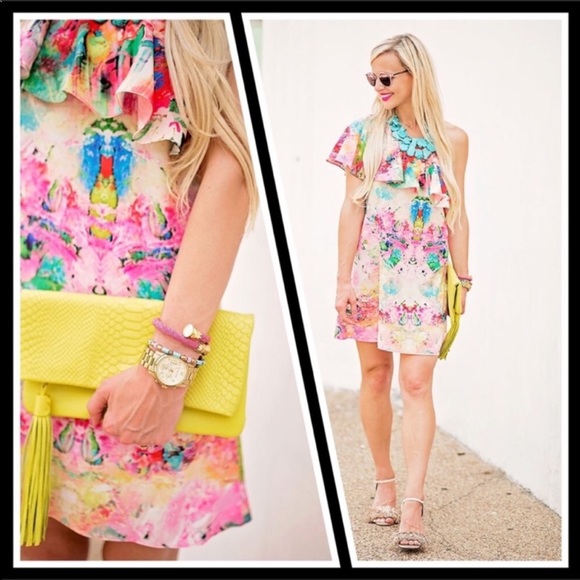 Amanda Uprichard Gardenia One Shoulder Dress XS - Picture 2 of 7